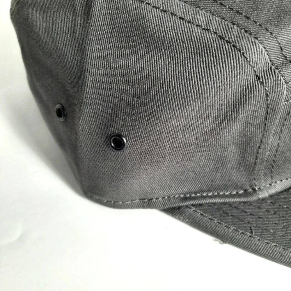 NEW Los Angeles Dodgers LA Logo 5 Panel Camper Strapback Hat DARK GREY - Picture 5 of 5
